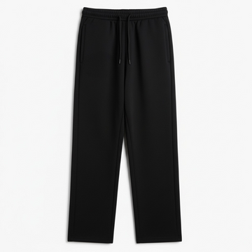 Wide Leg Street Pants - Black