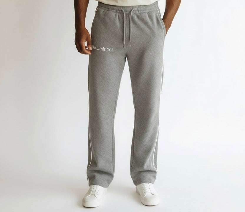 One line sweatpants - Dark gray