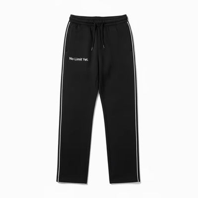 One line sweatpants - Black