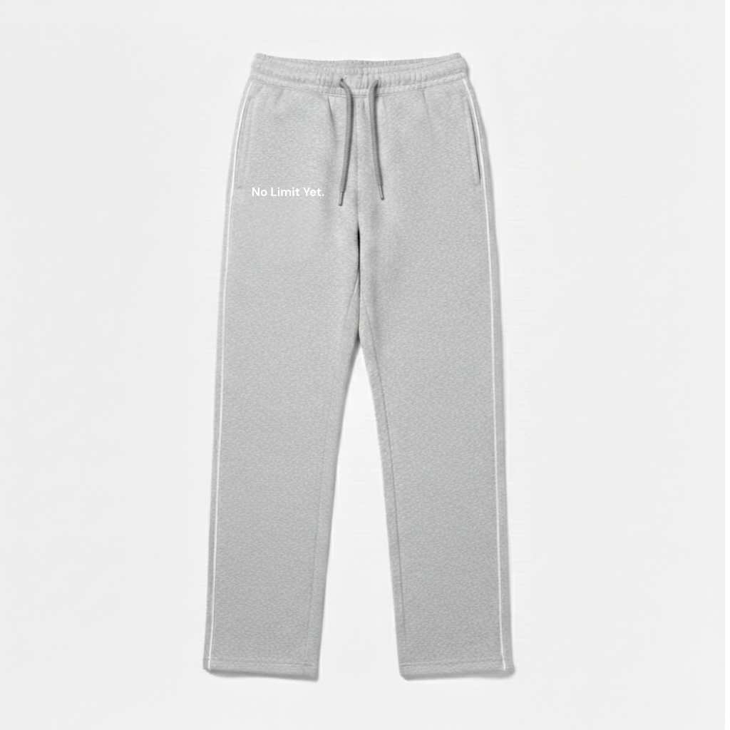 One line sweatpants- gray