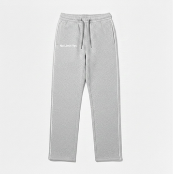 One line sweatpants- gray